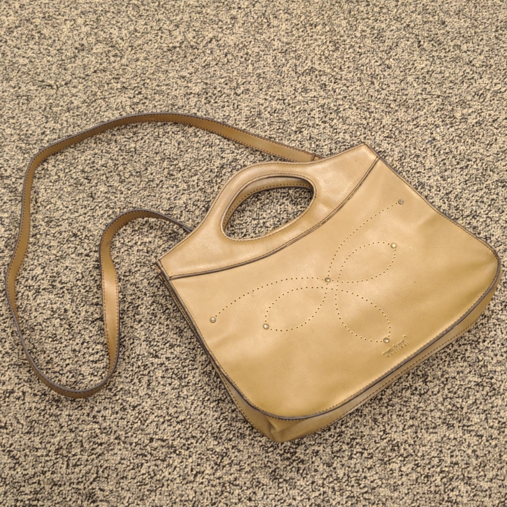 Matt & Nat tan brown handbag removable shoulder strap Canadian vegan designers